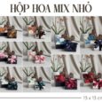 Hộp quà hoa lụa mix
